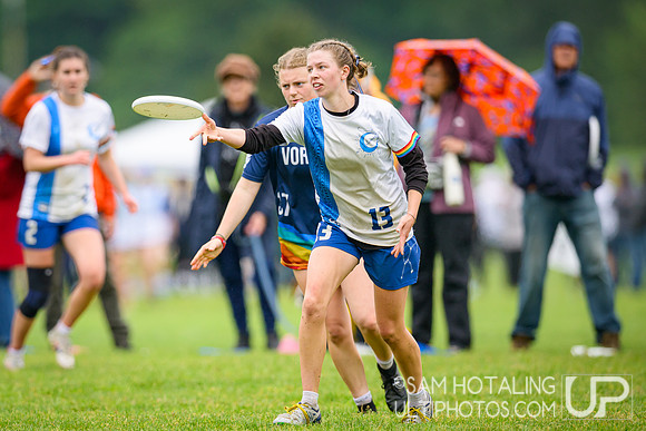 Round III pool play at USAU D-III College Championships