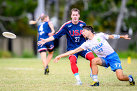 Mixed quarterfinals during World Ultimate Championships at Runaway Bay Sports Precinct