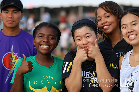 Color of Ultimate BIPOC hat game at the USA Ultimate Internation