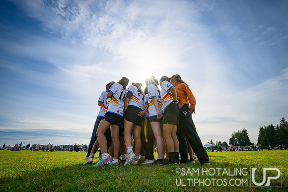Pool play at USAU D-I College Championships