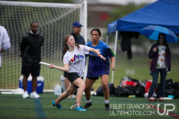USA Ultimate YCC 2022 -- U17 Girls Sat Action
