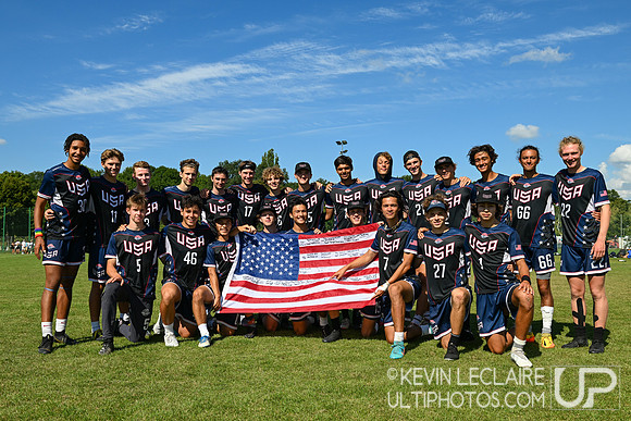 USA U20 Open Team Photo - WJUC 2022