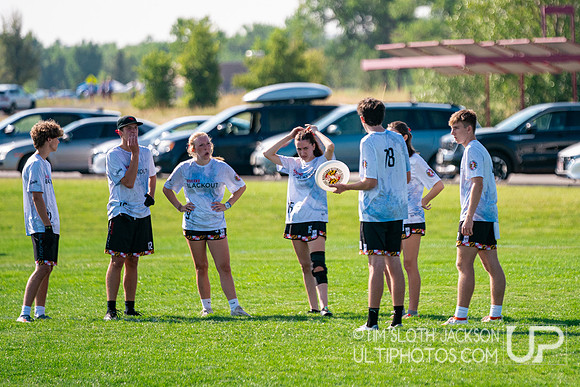 Pool play at 2024 USAU Youth Club Championship
