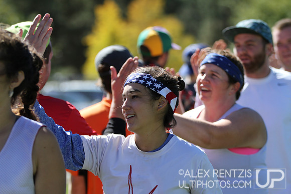 Semis Action at UltiFest 2014 held in Flagstaff, Arizona Oct 11-12