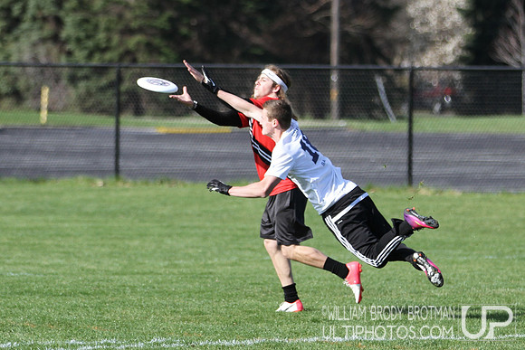 Saturday Action - USA Ultimate 2014 College Division I Ohio Valley Regional Tournament