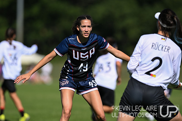 USA U20 Women vs Germany U20 Women - WJUC 2022