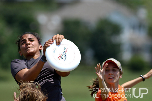 Sunday Girls Finals -- USAU 2012 HS Southerns