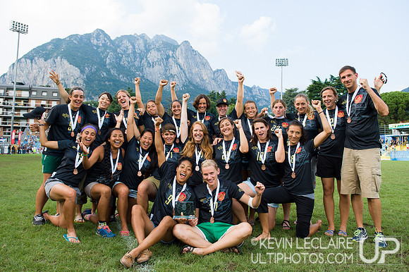 Scandal Team Photo (Women's Bronze Medalists) - WUCC Saturday Aw
