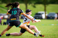 Pool play at USAU D-I College Championships