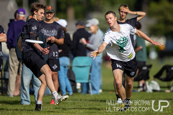 Day 2 of the USA Ultimate D-I College Championships