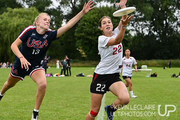 USA vs Canada U20 Women's - WJUC Wednesday Round 2