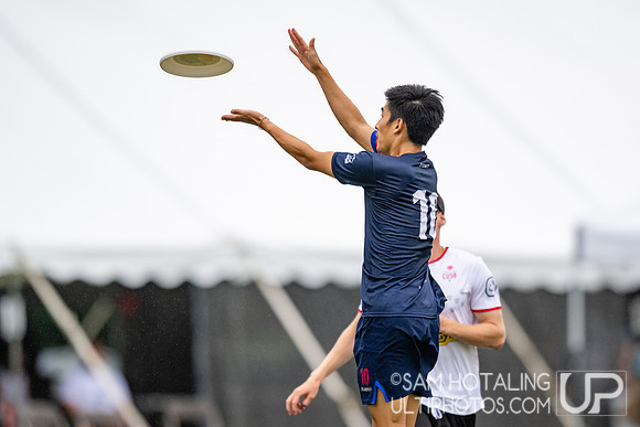 CUSB Open vs Sunder in pool play at World Ultimate Club Championships