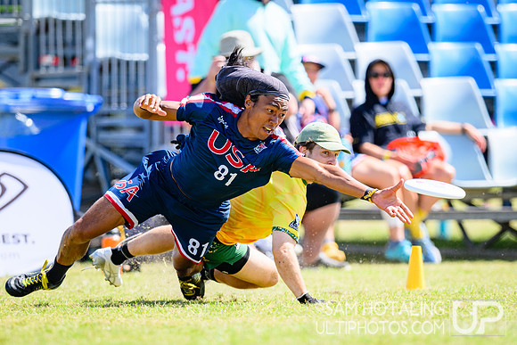 Power-pool play during World Ultimate Championships at Runaway Bay Precinct