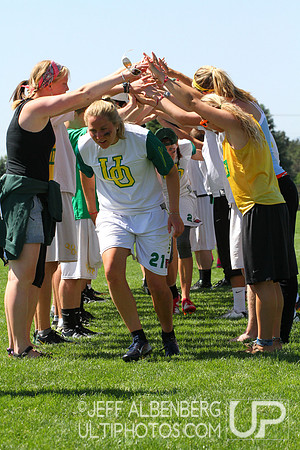 Sunday Women's Quarter-Final action from 2012 College Nationals