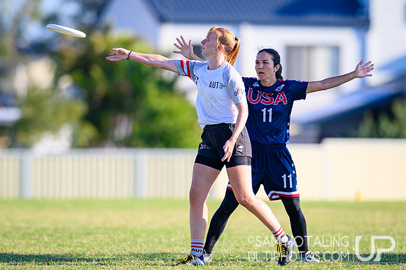 Mixed pool play during World Ultimate Championships at Runaway Bay Sports Precinct