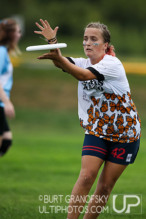 USA Ultimate YCC 2022 -- U20 Girls Sat Action