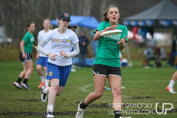 Saturday Action, Girls -- USAU 2014 HS Northeastern Championships