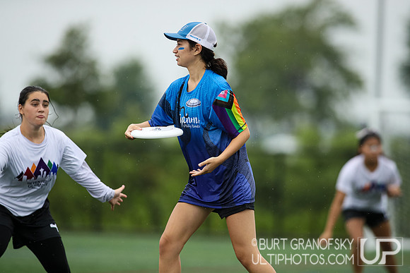 USA Ultimate YCC 2022 -- U17 Girls Sat Action
