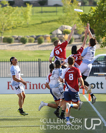 Minnesota Wind Chill vs. DC Breeze UFA Championship Weekend semifinal game at Zions Bank Stadium. Friday, August 23, 2024