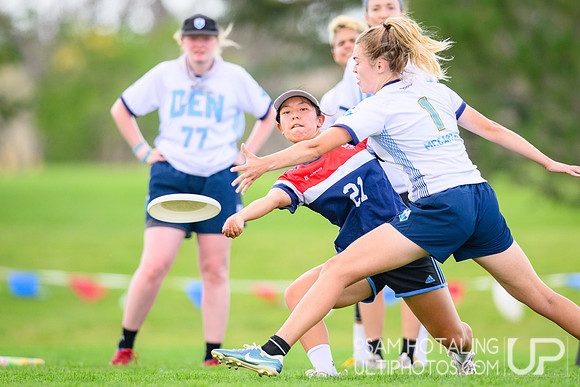 Women’s crossover play during International Club Championships at Aurora Sports Park