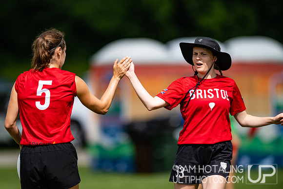 Bristol Women vs FABulous in pool play at World Ultimate Club Championships