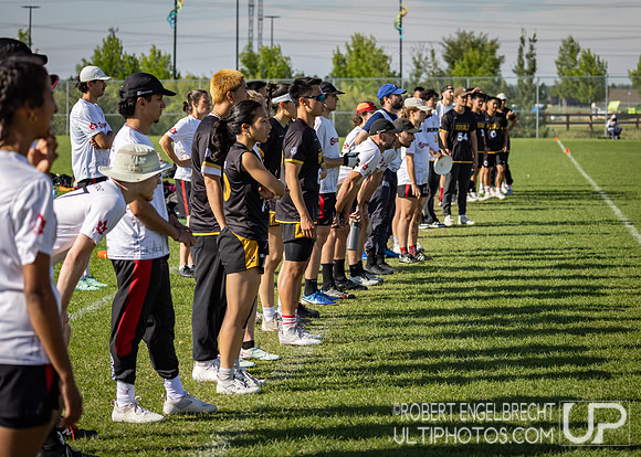 Edmonton, AB: Canadian Ultimate Seniors Championships 2025. Saturday, Aug. 16