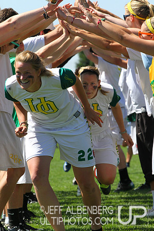 Sunday Women's Quarter-Final action from 2012 College Nationals