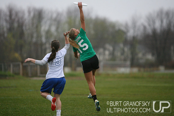 Saturday Action, Girls -- USAU 2014 HS Northeastern Championships