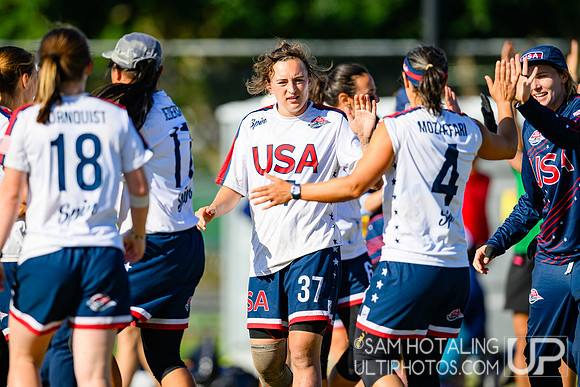 Women’s power-pools during World Ultimate Championships at Runaway Bay Sports Precinct