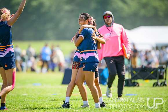 Saturday pool play at USAU D-I College Championships