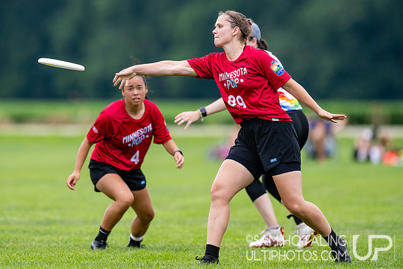 Pop Ultimate vs Spanglish in pool play at World Ultimate Club Championships