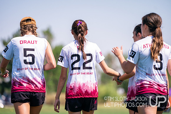 Pool play at 2024 USAU Youth Club Championship