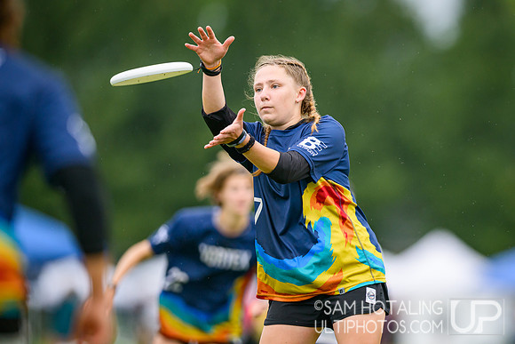 Round III pool play at USAU D-III College Championships