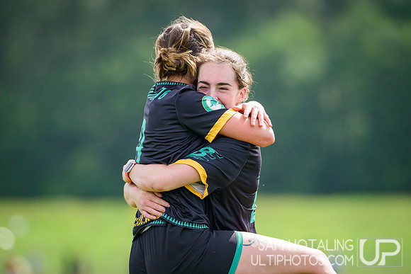 Tufts EWO vs Vermont Ruckus in quarterfinals at USAU D-I College Championships