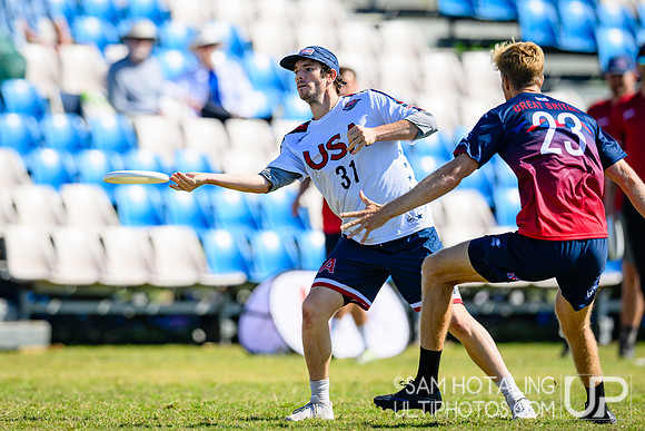 Pool play during World Ultimate Championships at Runaway Bay Precinct