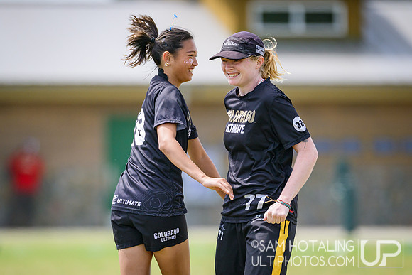 Colorado Quandary vs Washington Element in quarterfinals at USAU D-I College Championships