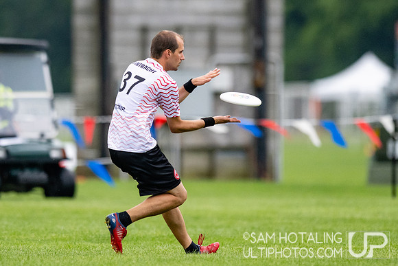 Charrúa vs Eintracht Frankfurt in pool play at World Ultimate Club Championships