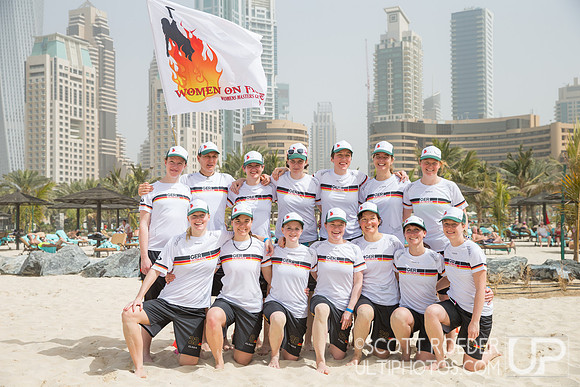 Germany Women's Masters Team Photo - WCBU 2015