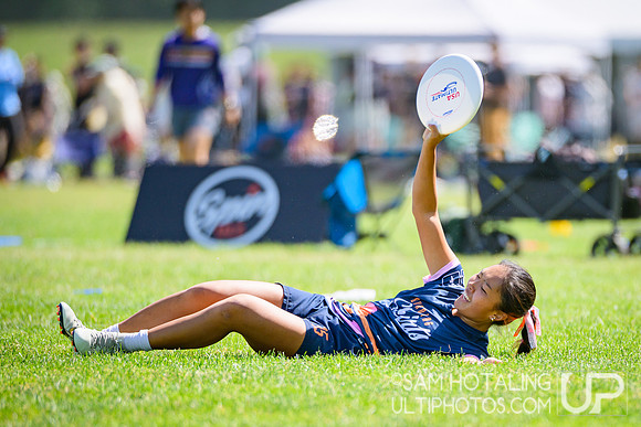 Saturday pool play at USAU D-I College Championships