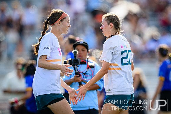 Fury vs Scandal in women’s finals during Club Championships at Canyon Crest Academy