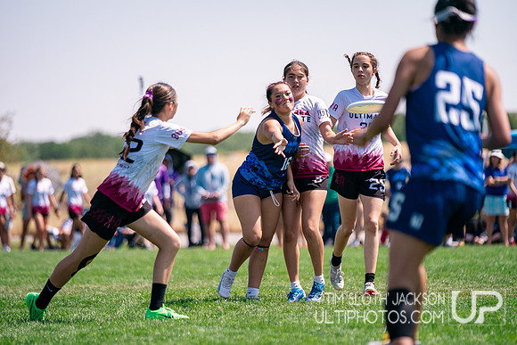 Pool play at 2024 USAU Youth Club Championship