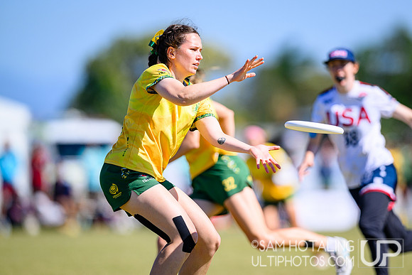 Women’s power-pools during World Ultimate Championships at Runaway Bay Sports Precinct