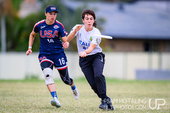 Mixed quarterfinals during World Ultimate Championships at Runaway Bay Sports Precinct