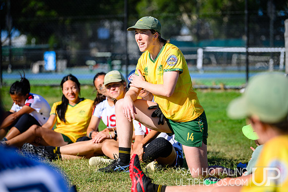 Women’s power-pools during World Ultimate Championships at Runaway Bay Sports Precinct