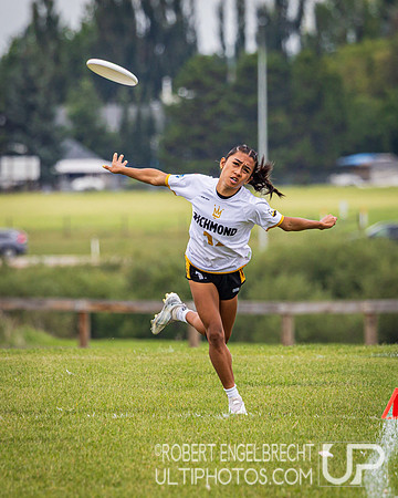 Edmonton, AB: Canadian Ultimate Seniors Championships 2025. Saturday, Aug. 16