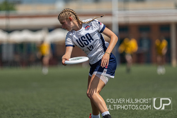 United States of America Women's vs Australia -- WU24 Monday