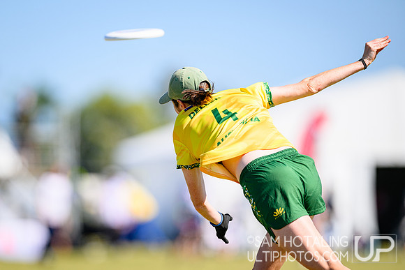 Women’s power-pools during World Ultimate Championships at Runaway Bay Sports Precinct