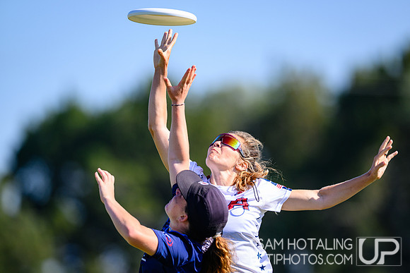 Women’s pool play during World Ultimate Championships at Runaway Bay Sports Precinct