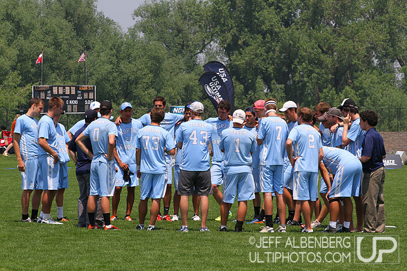 Saturday Open division action from 2012 College Nationals