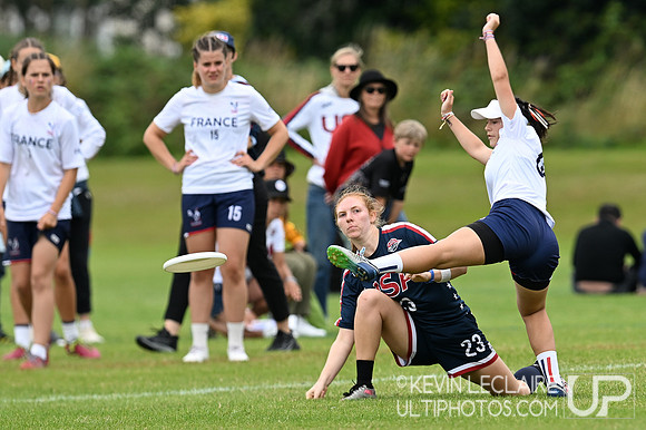 USA vs France U20 Women's - WJUC Thursday Round 2